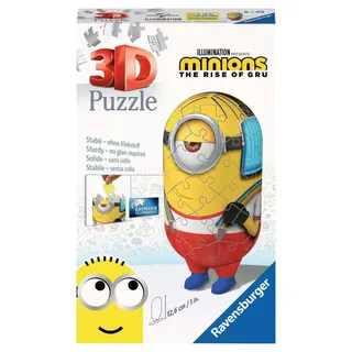 Ravensburger 11228 Skater-54 3D Puzzle Roller Skater 11228-Minions 2-54 Teile-für Minion Fans ab 6 Jahren, Gelb, 5 x 5 x 12,6 cm