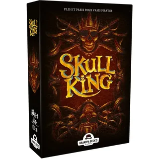 Blackrock Games - Skull King – Faltspiel – Kartenspiel für echte Piraten – 2 bis 8 Spieler – Taktische Reflexion, Strategic und Paris – Französische Version – 8 Jahre und älter