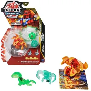 Spin Master Bakugan 'Evolutions' Power Up 3er Pack mit 1 Platinum Series Ball (Pyrus Wrath) und 2 Nanogan (Ven