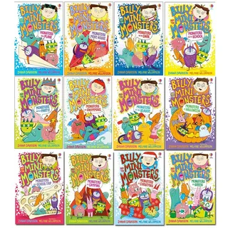 Billy and the Mini Monsters Series 1 - 12 Collection Set by Zanna Davidson (Monsters go Swimming,go to a Party,go to School,in the Dark,Move House,on a Plane,at Halloween,on a School Trip & More)