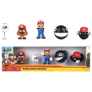 Ksruee Super Mario Mario Odyssey 5er Pack, 6 cm