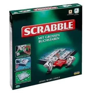 55031 - Scrabble mit großen Buchstaben - Brettspiel, 2-4 Spieler, ab 10 Jahren (DE-Ausgabe)