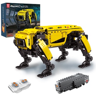 Mould King Roboter-Hundebausätze für Jungen, 936 Stück MOC-Steine APP Fernbedienung Roboterspielzeug STEM Lernspielzeug Bauset für Kinder