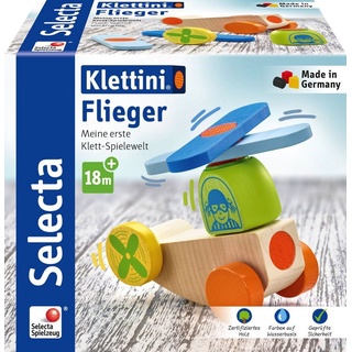 Selecta Stapelspielzeug Kleinkindwelt Klettini® Holz Boot Klett-Stapelspielzeug 6 Teile 62078