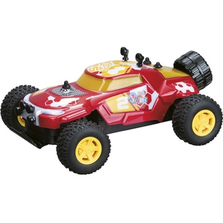 Mondo Motors Hot Wheels Dune Monster ferngesteuertes Auto im Maßstab 1:24, Doppelfrequenz, bis zu 10 km/h Geschwindigkeit, Gehäuse aus Lexan, Full Function für Kinder, 63682