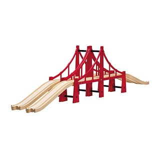 BRIO® Hängebrücke mit Auffahrten 33683 Spielzeugeisenbahnen-Zubehör