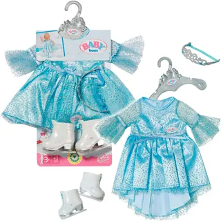 Baby Born Puppenkleidung Eisprinzessin Set 43 cm blau