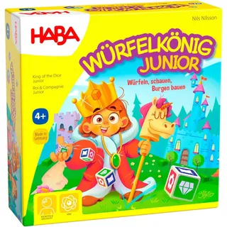 Haba Spiel, Kinderspiel Würfelkönig Junior, Made in Germany bunt