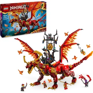 LEGO NINJAGO Quelldrache der Bewegung, Abenteuer-Spielzeug für Kinder, Ninja-Spielset mit 6 Minifiguren, Geburtstagsgeschenk für Jungen und Mädc...