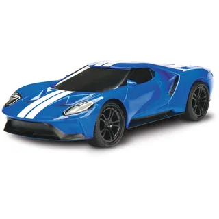 Dickie Toys RC 2017 Ford GT, RC Auto, Ferngesteuertes Auto, Turbofunktion, bis zu 9 km/h, inkl. Batterien, USB Ladefunktion, Maßstab 1:16, 29 cm, ab 6 Jahren