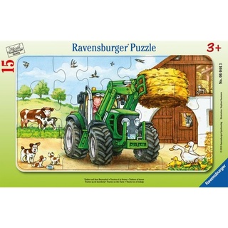 Traktor auf dem Bauernhof, Rahmenpuzzle (Ravensburger 06044)