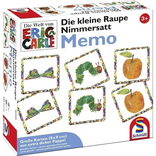 Schmidt Spiele Die kleine Raupe Nimmersatt - Memo (Deutsch, Französisch, Englisch, Italienisch)