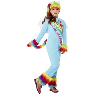 Smiffys 71018M Mädchen Pony Kostüm, blau, M-7-9 Years