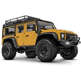 Traxxas Spielzeug-Auto TRX-4M 1/18 Land Rover Defender Crawler Tan RTR (klein)