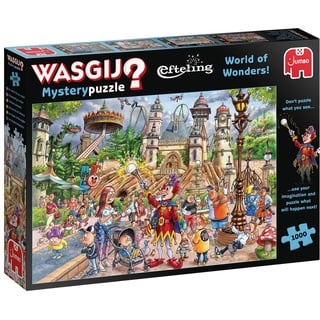 Wasgij 25021 Jumbo Spiele Mystery 24 Efteling Teile-Puzzle für Erwachsene, 1000 bitar