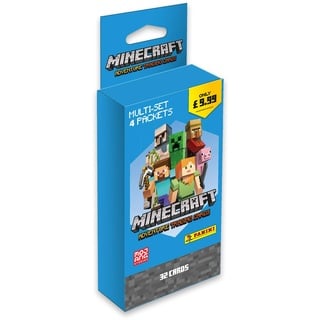 Panini Pack Minecraft Blase Trading Card Blister, Cartoon, Mehrfarbig
