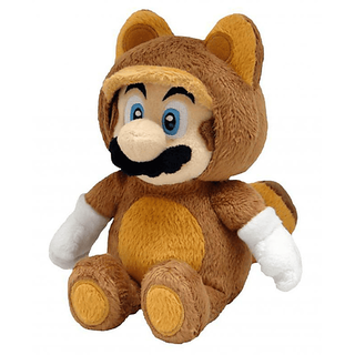 SAN-EI Nintendo Super Mario Plüsch Tanooki, 22 cm Plüschfigur