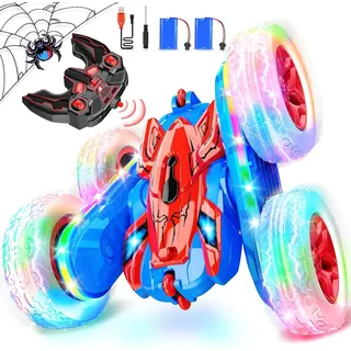 Dislocati RC-Auto Ferngesteuertes Auto 3-10 Jahre Geschenk Mädchen 3 4 5 6 7 8 9 10 11, 3-10Jahre Mädchen Monstertruck Geschenke für Mädchen Outdoor Spielzeug blau