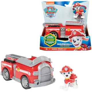Spin Master Spielzeug-Auto Paw Patrol - Feuerwehr-Auto mit Marshall-Figur rot