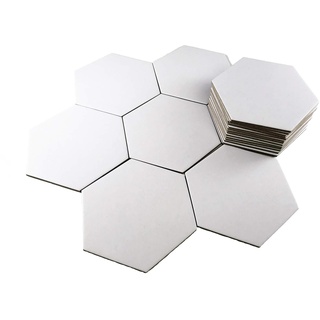 20 Große Leere Hexagon Brettspiel Chit Fliesen (Siedler von Catan Größe) Gaming Fliesen, DIY Projekte