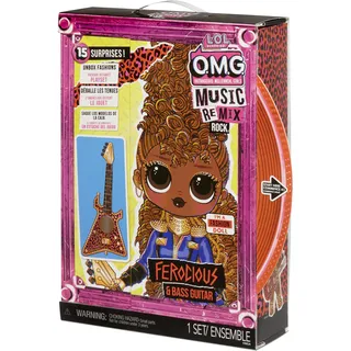 MGA Entertainment Inc. L.O.L. Surprise! OMG Remix Rock- Ferocious and Bass Guita