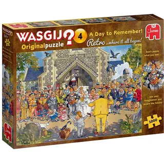 Jumbo Spiele Wasgij Retro Original 4 Ein Tag zum erinnern - Puzzle 1000 Teile