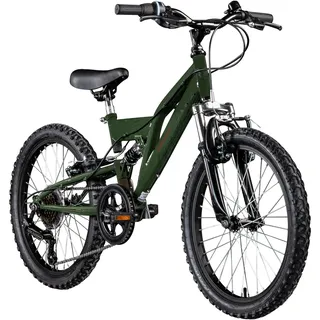 Galano FS180 Kinderfahrrad 18 Zoll ab 5 Jahre115 - 130 cm Mountainbike Fully 6 Gänge