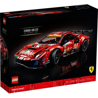 LEGO® Konstruktionsspielsteine LEGO® Technic 42125 Ferrari 488 GTE, (1677 St)