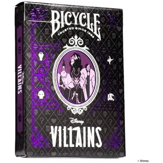 Bicycle® Kartendeck - Disney Villains (lila) Kartenspiel Spielkarten Pokerkarten