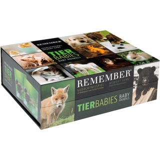 Remember 44 Tierbabies in der Magnetbox Gedächtnisspiel