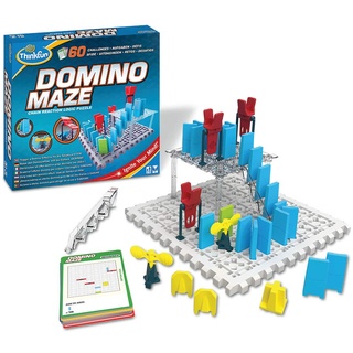 ThinkFun - 76373 - Domino Maze, das kniffelige Logikspiel mit dem Dominoeffekt für Jungen und Mädchen ab 8 Jahren