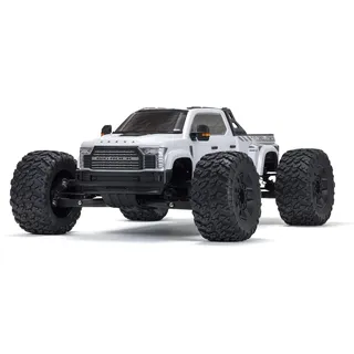 ARRMA Big Rock 6S, Ferngesteuertes Auto, RC Auto 1/7, Monster Truck 4x4, bürstenloser Motor über 100 km/h, inkl. Zubehör, Weiß, ARA7612T3