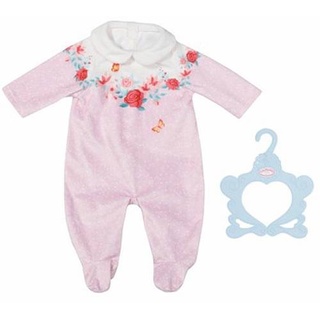 Baby Annabell Strampler rosa Blumen,43