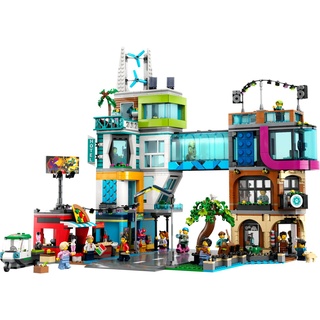 LEGO® Spielbausteine LEGO® City 60380 Stadtzentrum, (Set, 2010 St., Bauwerke) bunt
