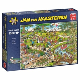 Jumbo Spiele Puzzle Jumbo Spiele 1119800101 Jan van Haasteren Der Park 1000 Teile Puzzle, 1000 Puzzleteile, Made in Europe bunt