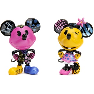 Jada Toys Mickey&Minnie Designer 4" Fig. Twin Pack
