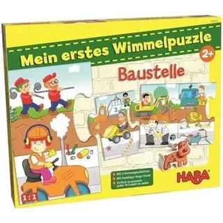 HABA 303705 Mein erstes Wimmelpuzzle – Baustelle