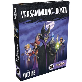 Asmodee | Zygomatic | Disney Villains – Versammlung des Bösen | Partyspiel | Kartenspiel | 6-12 Spieler | Ab 10+ Jahren | 30+ Minuten | Deutsch