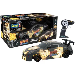 Revell RC I Naruto Itasha Drift Car I Allradantrieb und Drift-Reifen I Robuste thermogeformte Karosserie I Stilvolle LED-Bodenbeleuchtung I Zwei Reifensätze für Drift und Rennsport