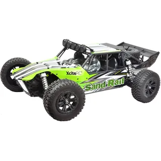 XciteRC 30202000 RC Auto Sand Rail, 4WD Ready to Race Brushless Modellauto, 1:8 mit 2.4 GHz Fernsteuerung, grün