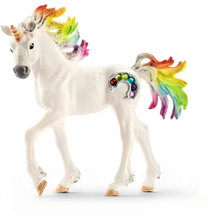 Schleich, Einhorn, 70525 bayala Spielfigur - Regenbogeneinhorn Fohlen, Spielzeug ab 5 Jahren