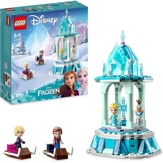 LEGO® Konstruktions-Spielset Disney Frozen - Annas und Elsas magisches Karussell (43218), (175 St)