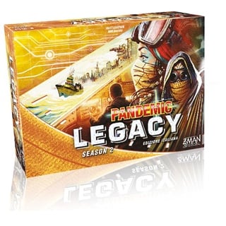 Asmodee Pandemic Legacy Staffel 2 (Gelbe Box) — Italienische Ausgabe