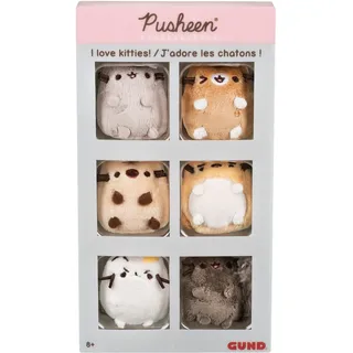 MELARQT GUND Pusheen Comic-Sammler 6er Set Plüsch Stofftier Katze