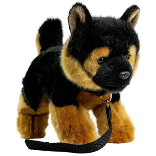 Carl Dick Schäferhund Welpe mit Leine, Hund, Plüschtier, Kuscheltier, ca. 21cm 3486