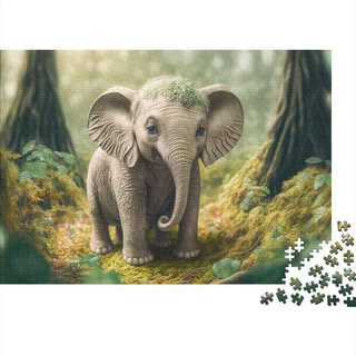 Elefanten, 1000 Teile, Puzzle für Erwachsene, Wildtier-Puzzlespiel, Spielzeug, 1000 Teile, Gelegenheitspuzzlespiele, 1000 Teile (75 x 50 cm)