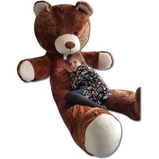 Großer Teddybär 2 Meter braun 205 cm XXL