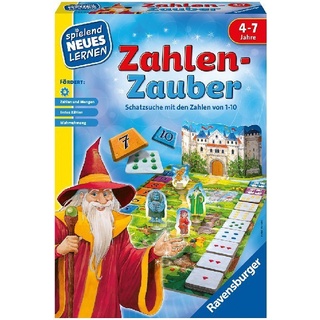 Ravensburger 24964 - Zahlen-Zauber - Spielen Und Lernen Für Kinder  Lernspiel Für Kinder Ab 4-7 Jahren  Spielend Neues Lernen Für 2-4 Spieler
