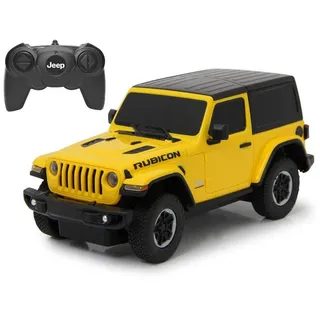 Jamara RC-Auto Jeep Wrangler JL 1:24 gelb 2,4GHz, Ferngesteuertes Auto gelb