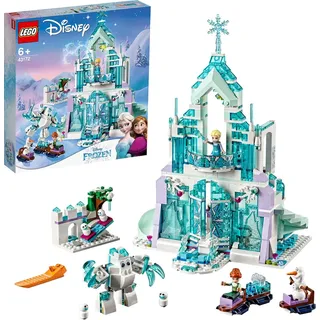 LEGO 43172 Disney Princess Elsas Magischer Eispalast, Set Mit Elsa- Und Anna-Minipuppen Und „Frozen“-Spielplatz - Bunt